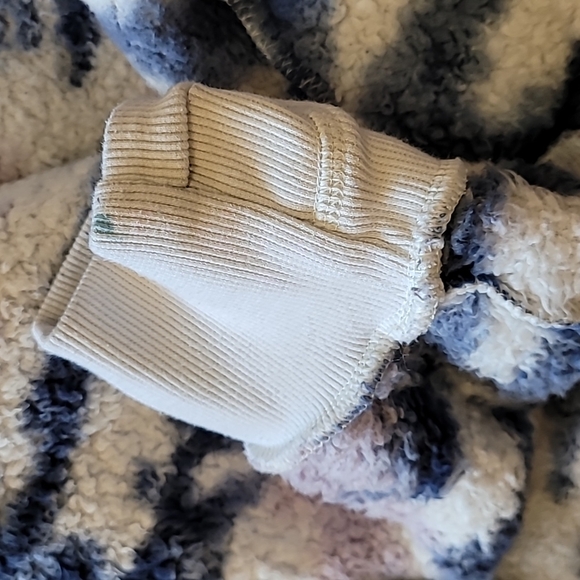 Athleta Girls Sherpa Half Zip Sweater watercolor Soft collared Size: XL/14 - Picture 15 of 16